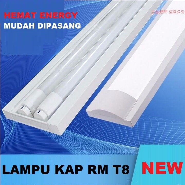 Lampu Tl Set Kap Led Cover Lampu Lampu Neon Watt Watt Kap