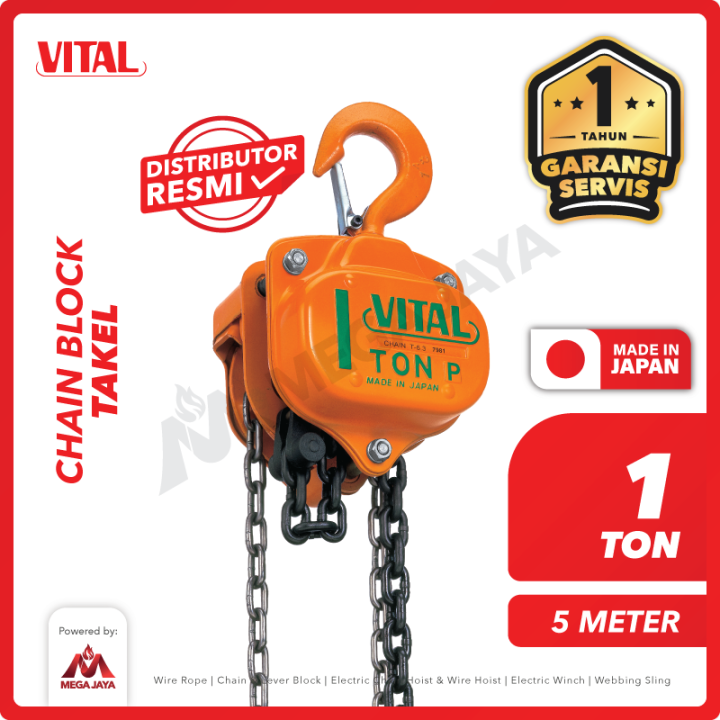 Vital Chain Block Takel Ton X Meter Lazada Indonesia