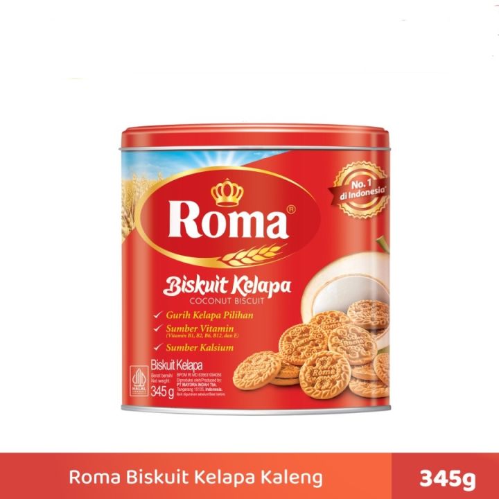 BISKUIT ROMA KELAPA KALENG 345GR Lazada Indonesia