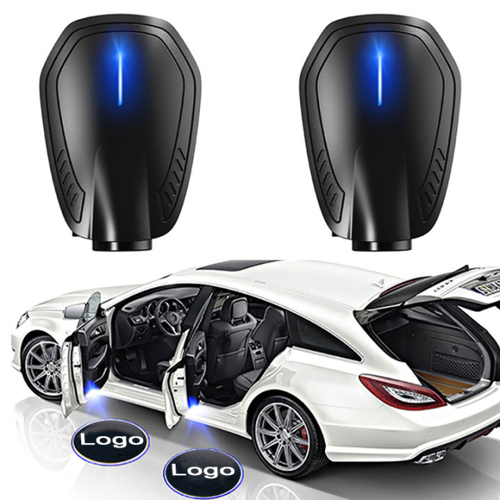 LED Car Door Welcome Decorative Light Rechargeable Universal Auto