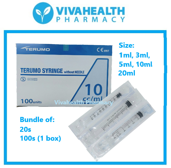 Terumo Luer Slip Luer Lock Syringes Without Needles Ml Ml Ml Ml