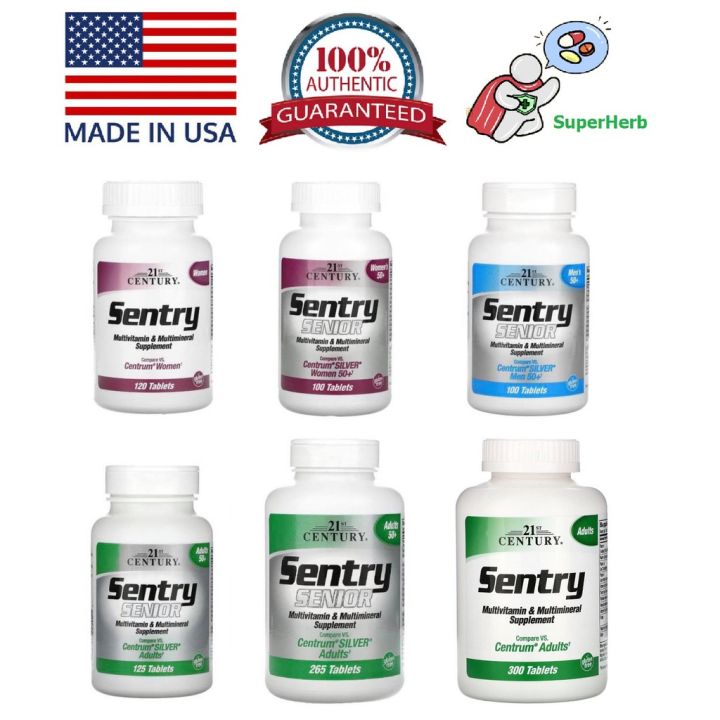 St Century Sentry Multivitamin Multimineral Supplement Lazada Ph