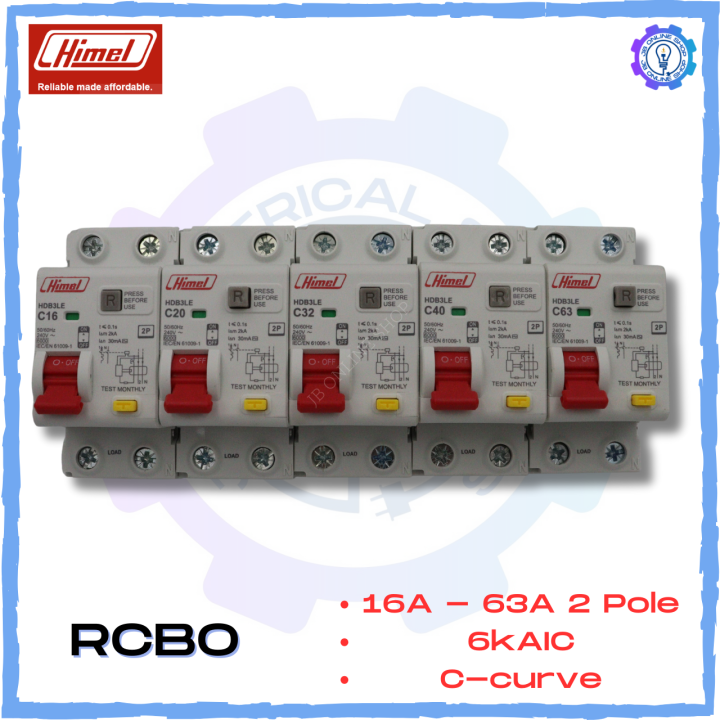 Himel Residual Current Operated Circuit Breaker Rcbo Lazada Ph