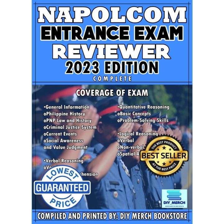 Napolcom Entrance Exam Reviewer Edition Lazada Ph