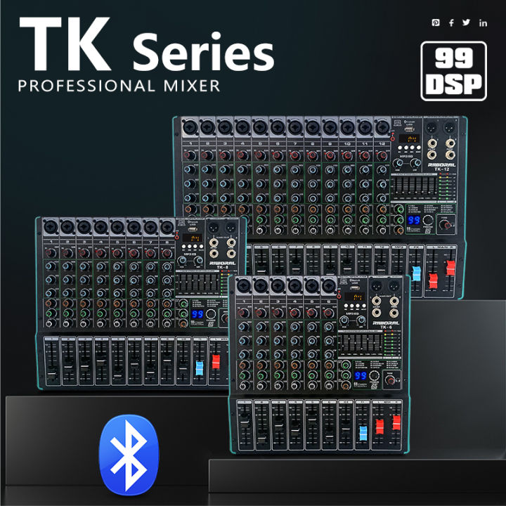 Saffi Sound Riworal Audio Mixer Tk Sound System Channel