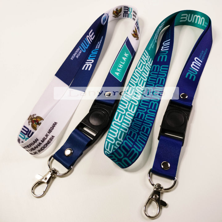 BUMN TALI LANYARD ID CARD PRINTING BUMN GANTUNGAN ID CARD NAME TAG TALI