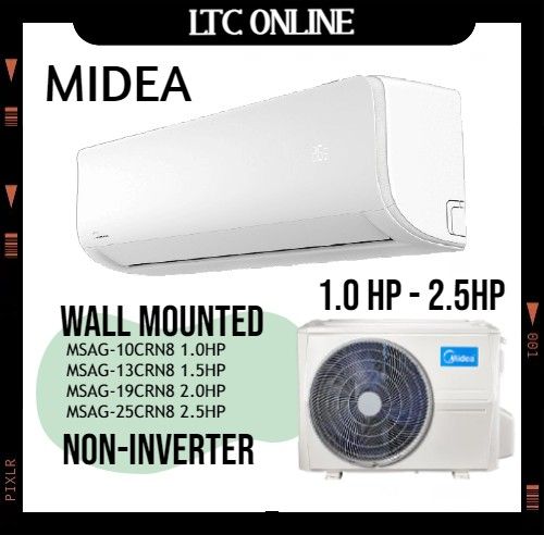 Midea Air Conditioner Wall Mounted R Non Inverter Xtreme Cool Hp