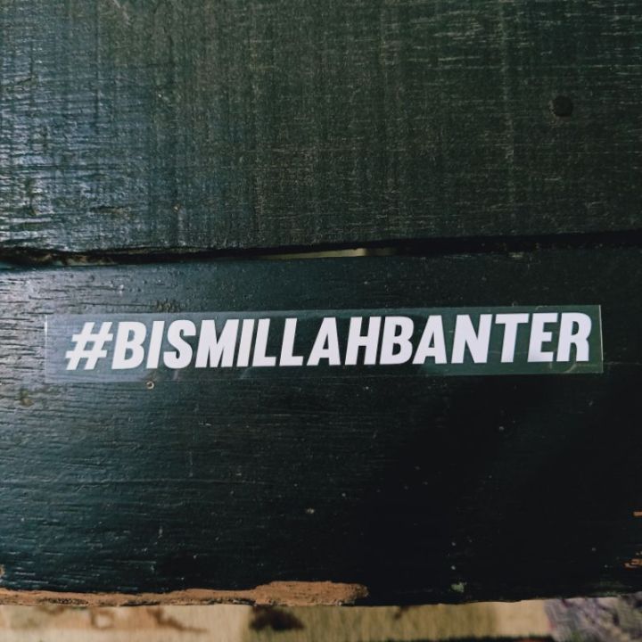 Sticker Stiker Cutting Bismillah Banter Jdm Lazada Indonesia