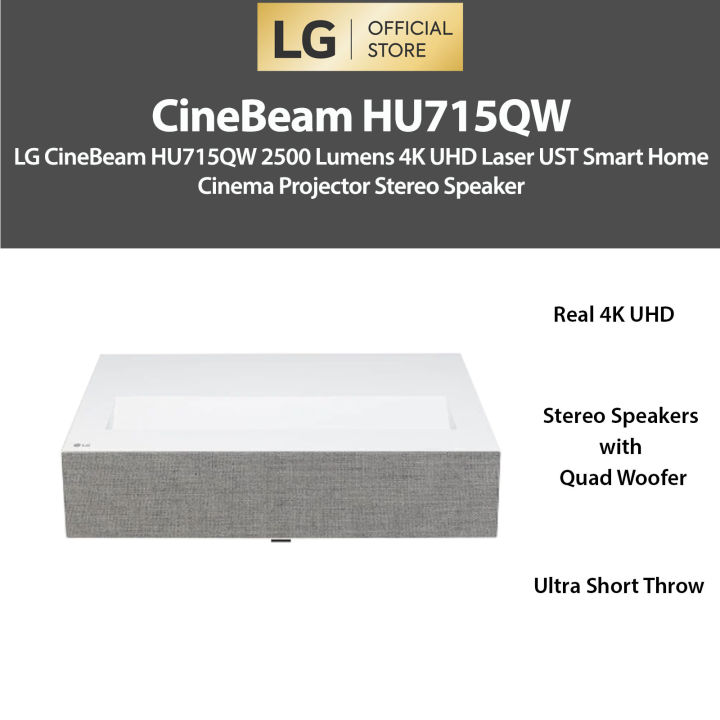 Lg Cinebeam Hu Qw Lumens K Uhd Laser Ust Smart Home Cinema