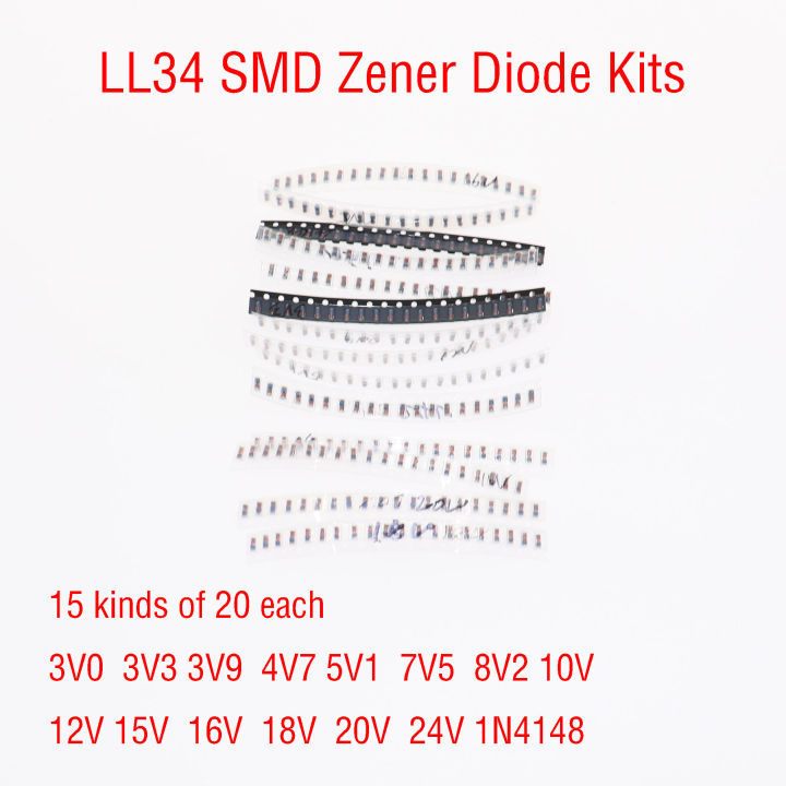 Ll Zener Diode Kit W V N Smd Regulator Zener Diode Pack