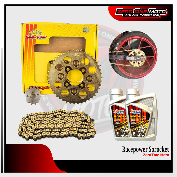 Z1 Racepower Chain Sprocket Set For Yamaha Sniper 150 Suzuki Raider