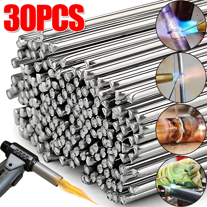 30 10Pcs Low Temperature Aluminum Welding Rods Easy Melt Welding Rod