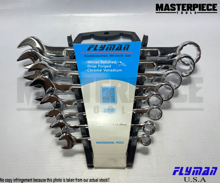 Flyman 8 Pcs Combination Wrench Set Lazada PH