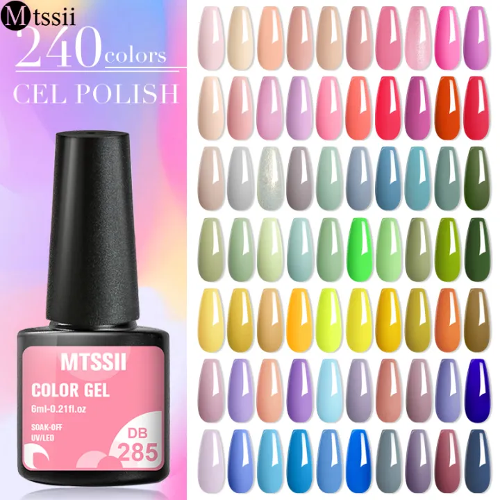 MTSSII Ml Gel Nail Polish Nude Vernis Semi Permanent Nail Art Manicure