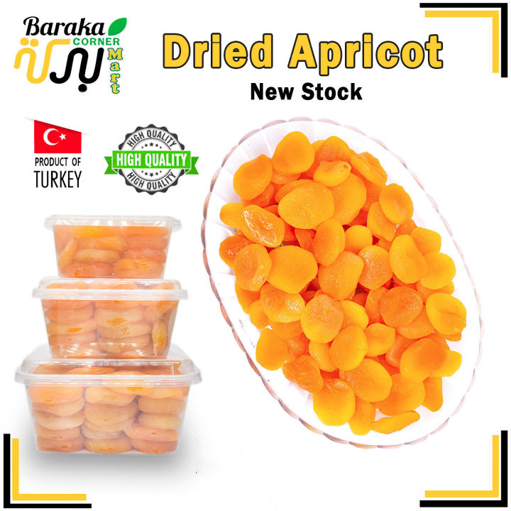 Premium Dried Apricot Large Size Soft Sweet Buah Aprikot Kering