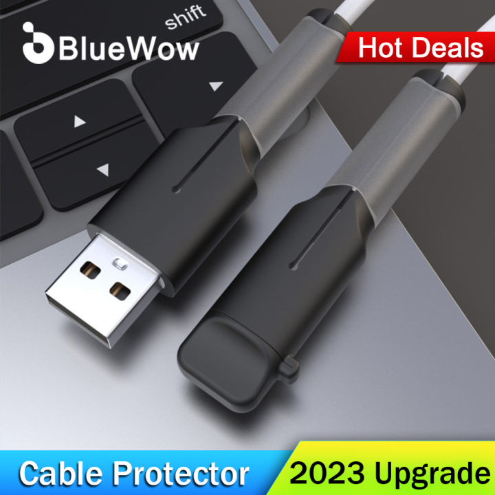 For Android BlueWow USB Type C Soft Silicone Charger Protector Cable