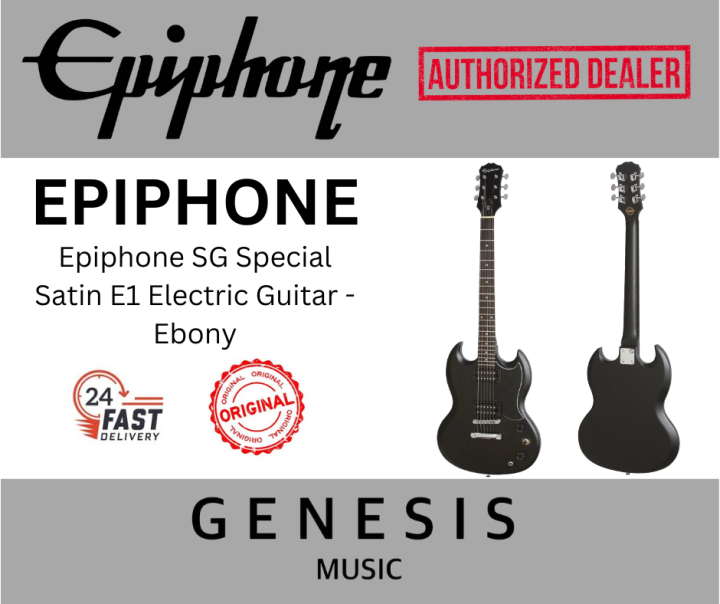 Epiphone SG Special Satin E1 Electric Guitar Ebony Lazada