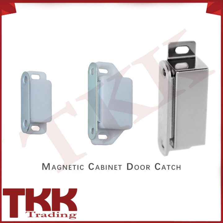 Stainless Steel Magnetic Catch Lock Self Priming Closer Wardrobe Door