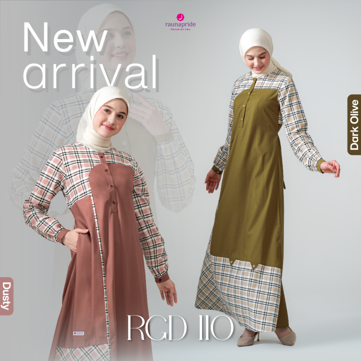 Rauna Pride Baju Muslim Gamis Dewasa 110 Lazada Indonesia