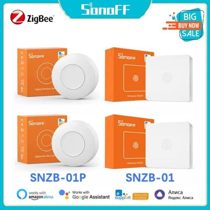 2023 NEW Sonoff Snzb 01 Snzb 01p Zigbee Wireless Switch Custom Button