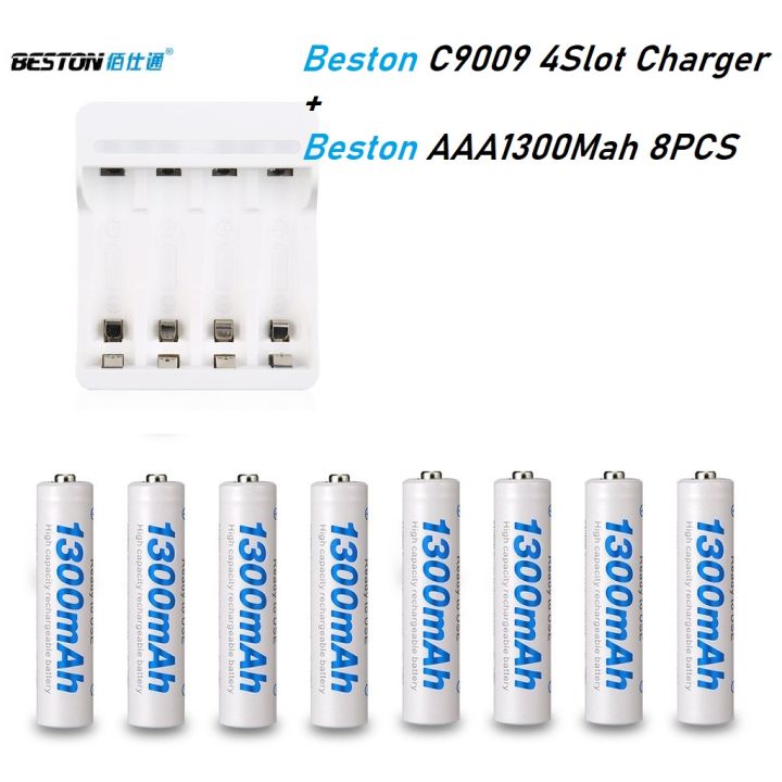 Beston Aaa Mah Pack Of Pcs Ni Mh Rechargeable Batteries Beston