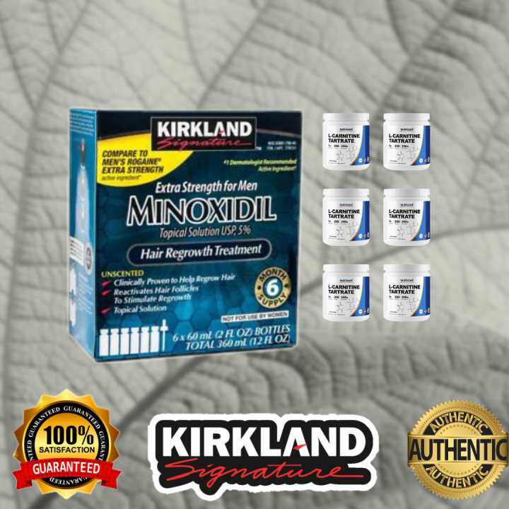 6 BOTTTLES MINOXIDIL KIRKLAND SEALED BOX WITH 6 LCLT Lazada PH