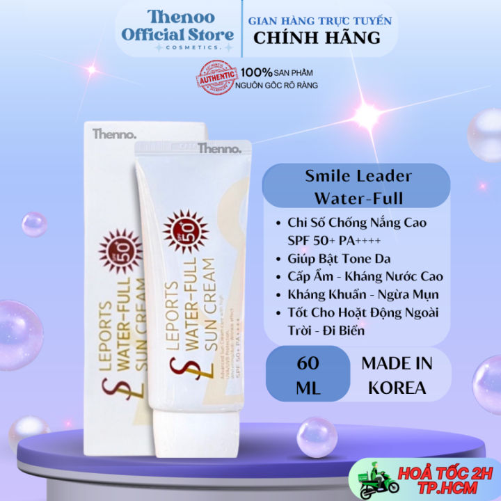 Kem Chống Nắng Nâng Tông Da Dưỡng Trắng Ngăn Ngừa Lão Hóa SL Smile