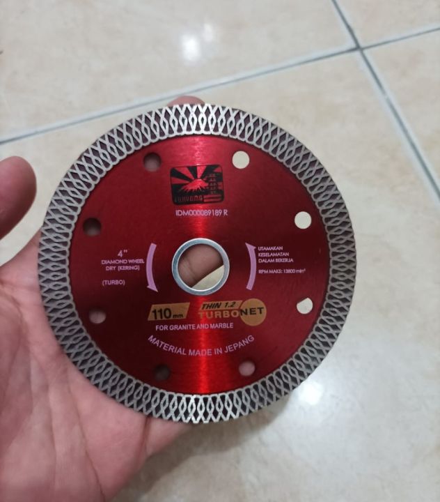 Fujiyama Diamond Wheel Turbo Inch Mata Gerinda Potong Serbaguna