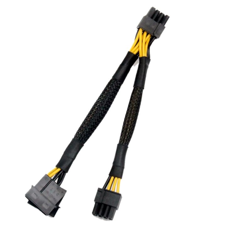 Dual Pin Ide Molex To Gpu Dual Pin Pin Power Supply Cable Pci E