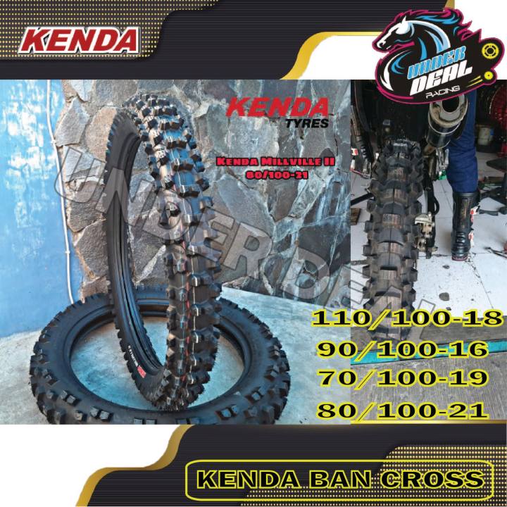 KENDA Ban Cross K785 MILVILLE 2 Ukuran 110 100 Ring 18 90 100 Ring 16