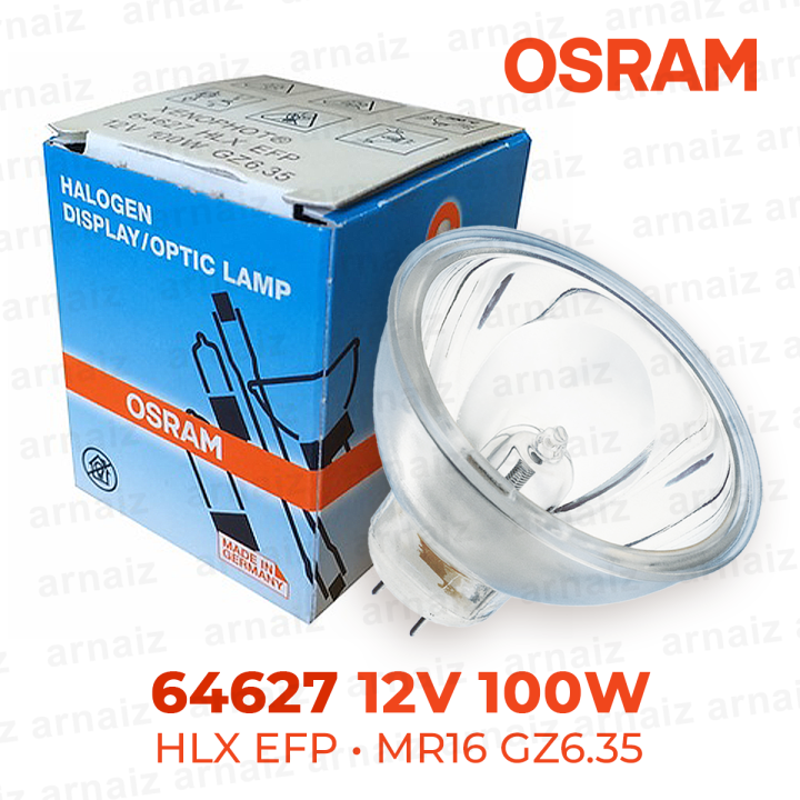 Osram EFP 64627 HLX 100W 12V MR16 Tungsten Halogen Lamp Halogen Lamp