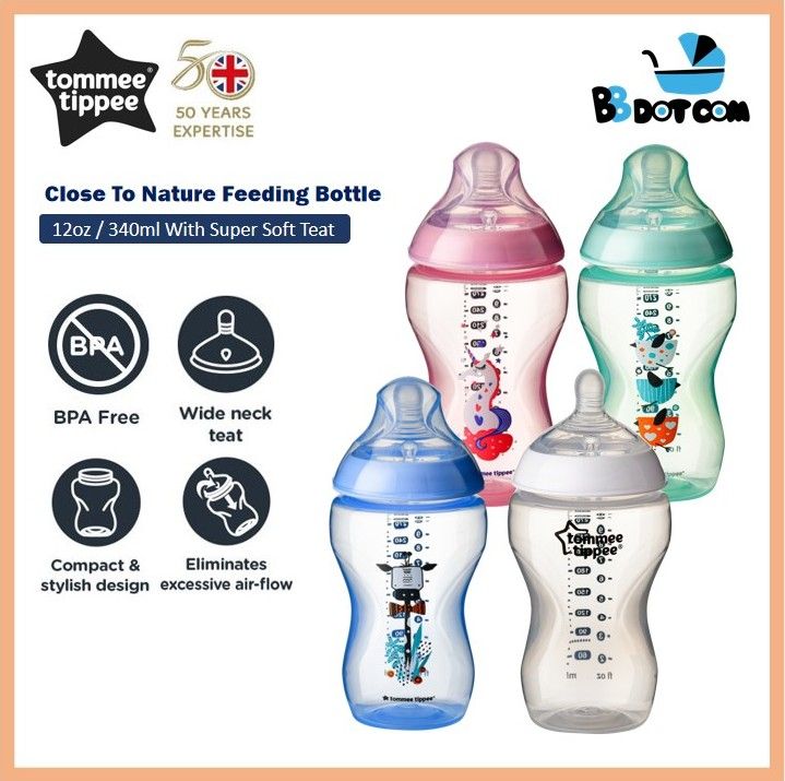 Tommee Tippee Close To Nature Oz Ml Feeding Bottle Unit Lazada