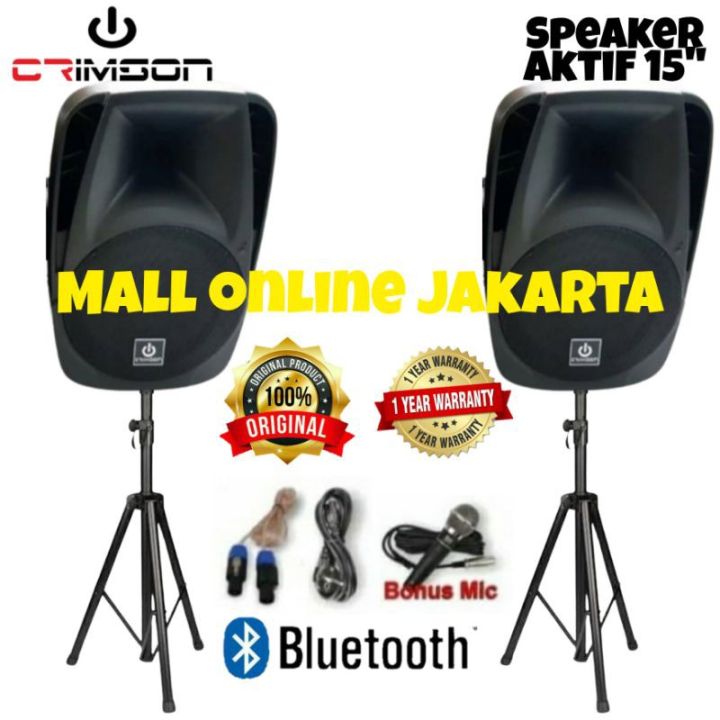 Paket Speaker Aktif Crimson 15 Inch Pasiv Audio Sound System Aktiv