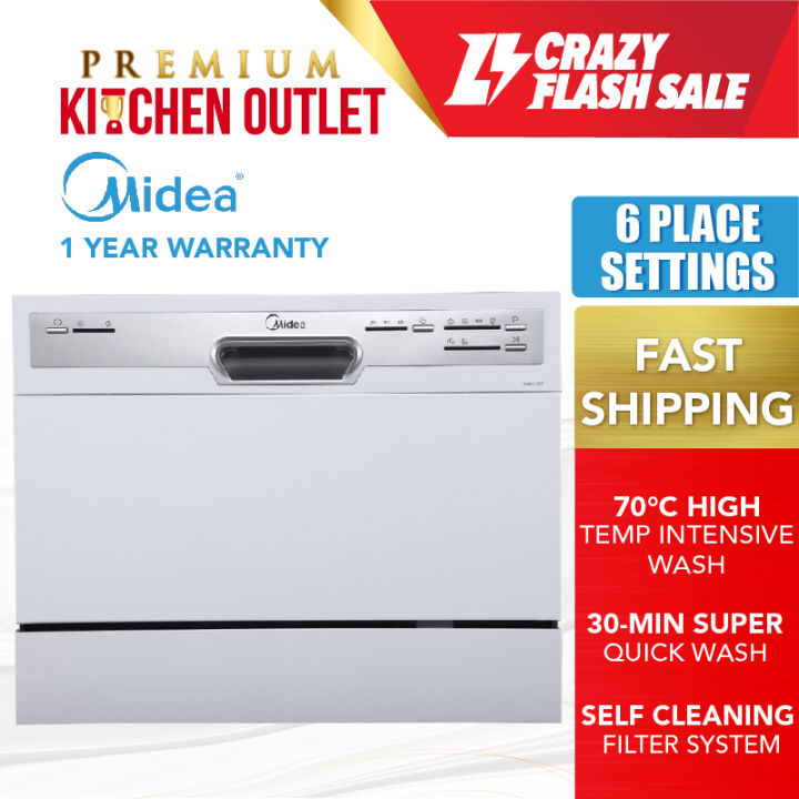 Midea Tabletop Dishwasher With Place Settings Wqp Lazada