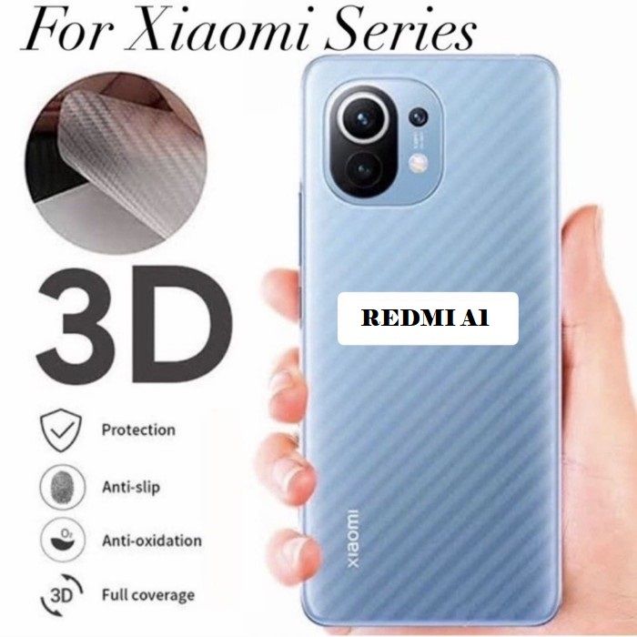 STICKER SKIN CARBON XIAOMI REDMI A1 REDMI A2 REDMI 8 GARSKIN CARBON