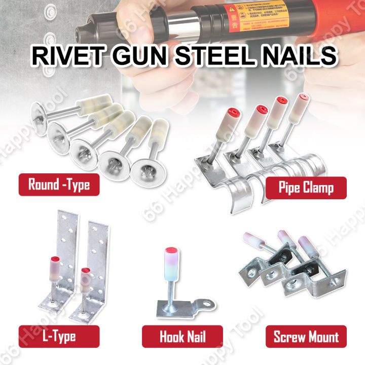 Steel Nails Manual Tufting Gun Rivet Gun Tool Ceiling Bullet Fastener