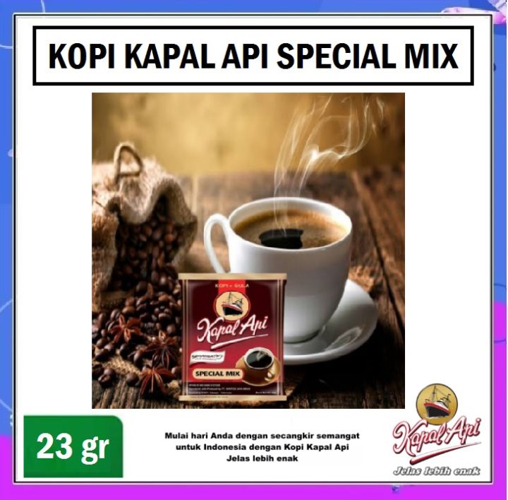 Kopi Kapal Api Special Mix Renteng Gram Bubuk Kopi Hitam Gula