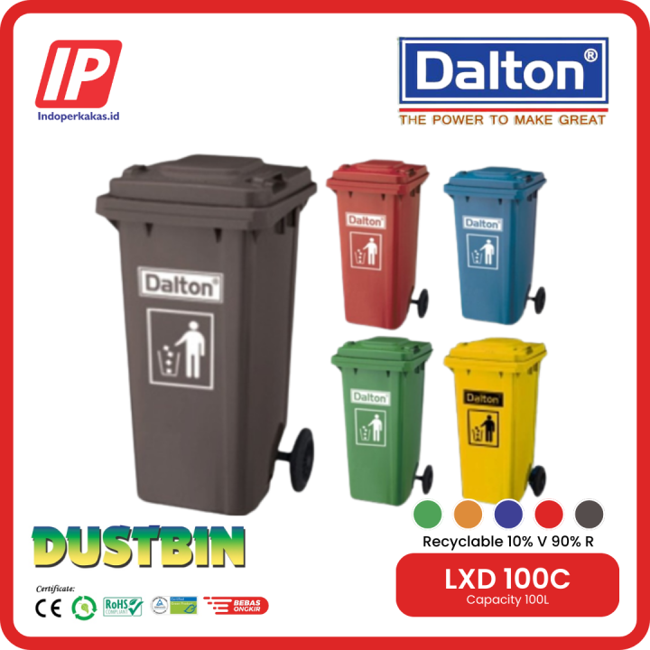 Dalton Tempat Sampah Plastik HDPE 100 Liter Lazada Indonesia