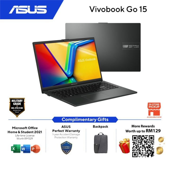 ASUS Vivobook GO E1504F ANJ870WS R3 7320U 8GB Ram 512GB M 2 Amd