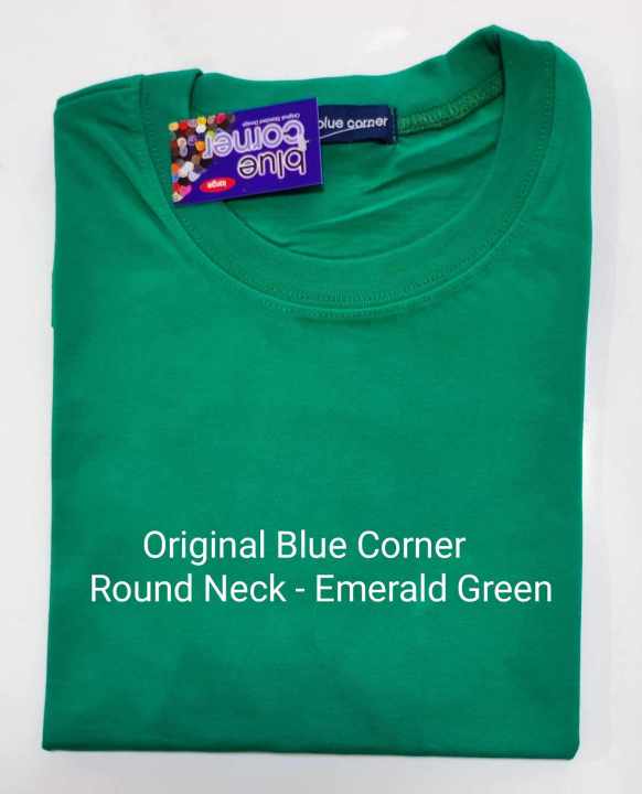 Original Blue Corner Unisex Round Neck T Shirt Emerald Green Lazada Ph