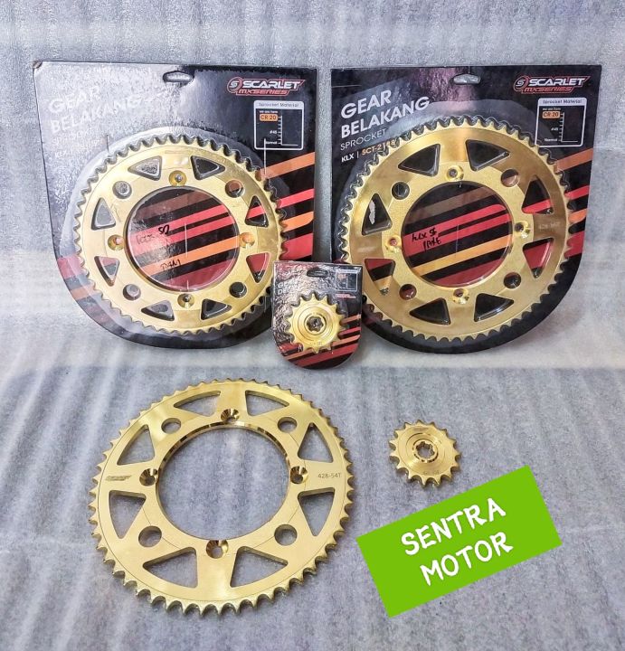 Gear Klx Gold Depan Belakang Gear Depan Belakang Khusus Klx