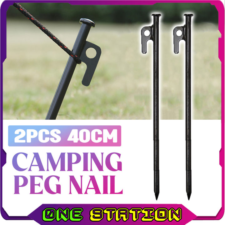 Pc Cm Peg Stake Camping Peg Outdoor Ground Nail Tent Peg Tarp