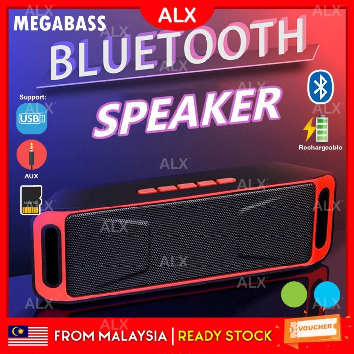 Alx Borong Malaysia Megabass Bluetooth Wireless Stereo Speaker Usb Aux