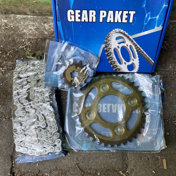 GEAR SET SUPRA FIT NEW SUPRA 125 KARISMA KIRANA REVO BLADE UKURAN 14 36