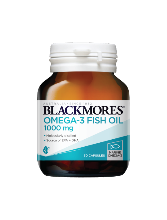 BLACKMORES Omega 3 Fish Oil 1000mg Capsule 120 S EXP 20 3 2025 Lazada