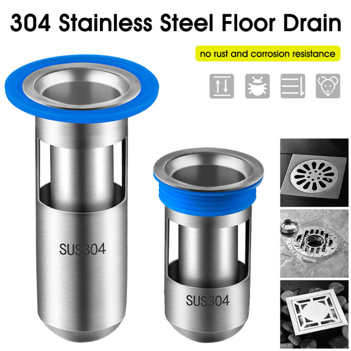 Manilaabc Floor Drain Core Anti Odor Pest Proof Stainless Steel Sewer