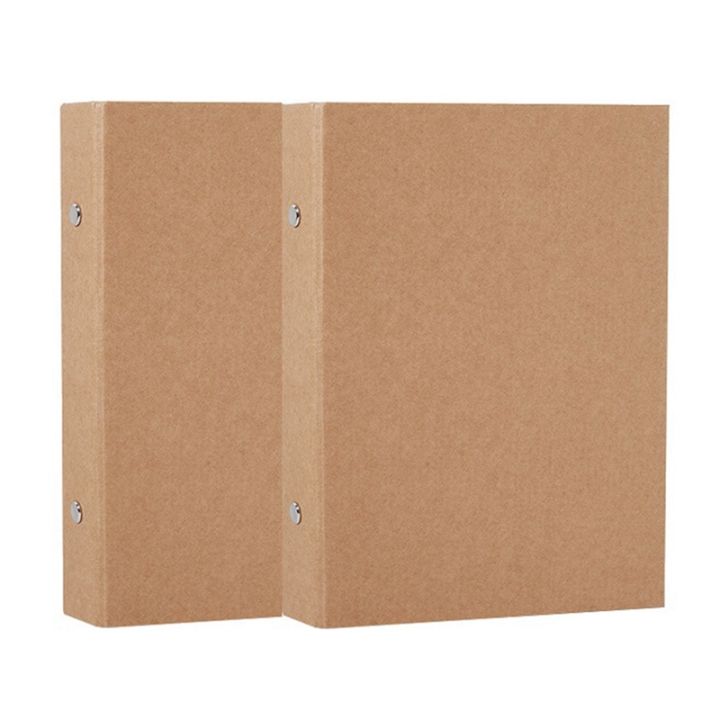 Mebr Piece A Kraft Paper Folders Refillable Ring Binder A Kraft