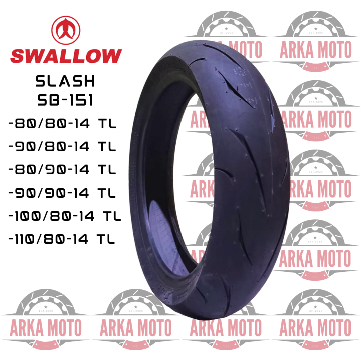 BAN LUAR SWALLOW SLASH RING 14 TUBELESS BERBAGAI UKURAN Lazada Indonesia