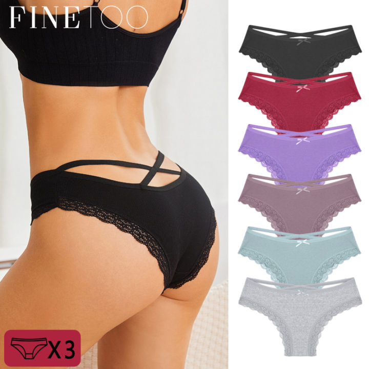 Finetoo Pcs Set Cotton Seamless Panties Women S Fashion Underwear