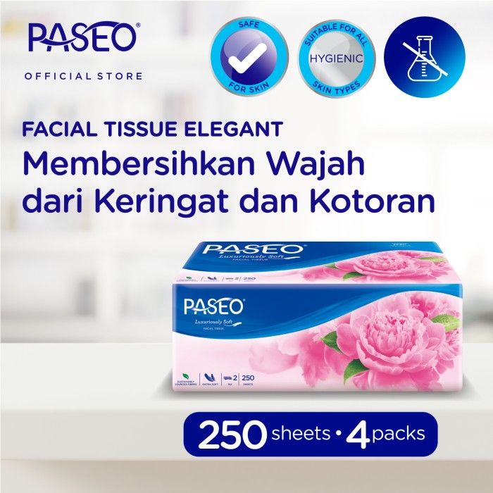 Paseo Elegant Tissue Wajah Soft Pack Sheets X Packs Lazada